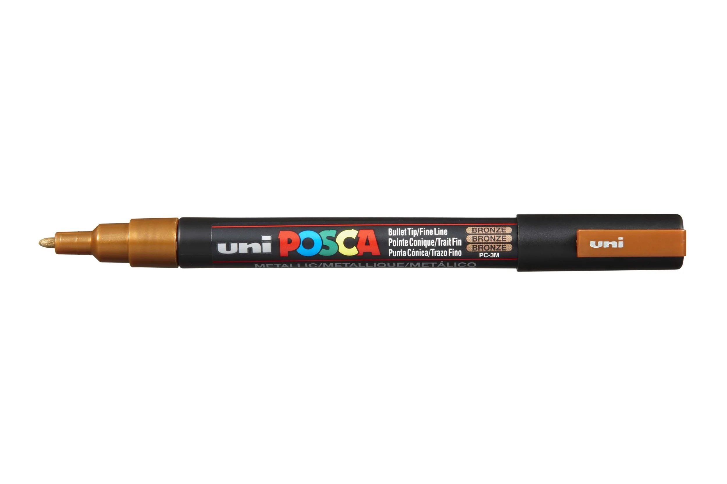 POSCA PC-3M Paint Marker - Bronze, Fine Bullet Tip