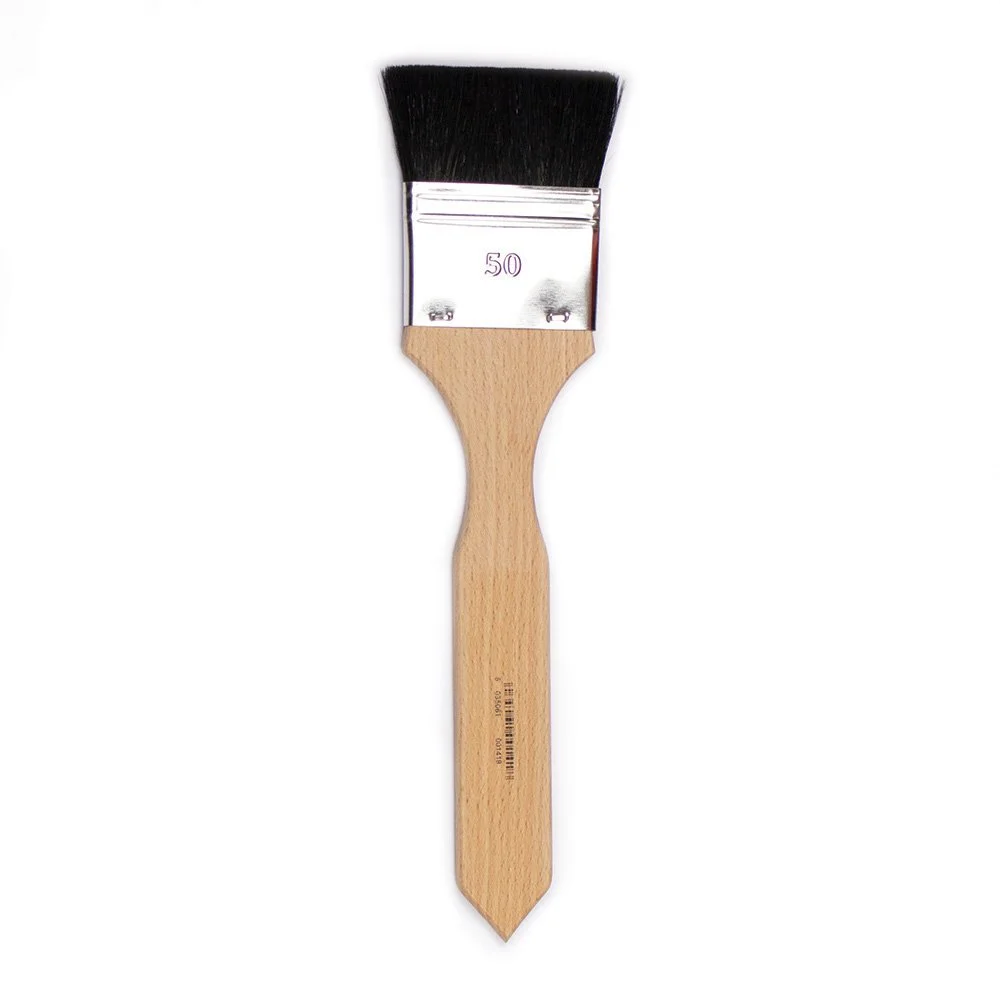 Ox Hair Flat Brush - Size 50