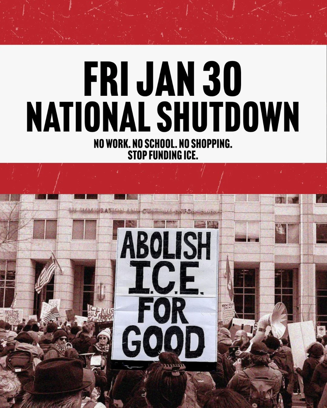 JUSTICE FOR ALEX PRETTI &amp; RENEE NICOLE GOOD &mdash; NO WORK, NO SCHOOL, NO SHOPPING

Muslims for Just Futures supports the call from Somali and Black student organizations in Minneapolis that are calling for a nationwide shutdown on Friday, Janua