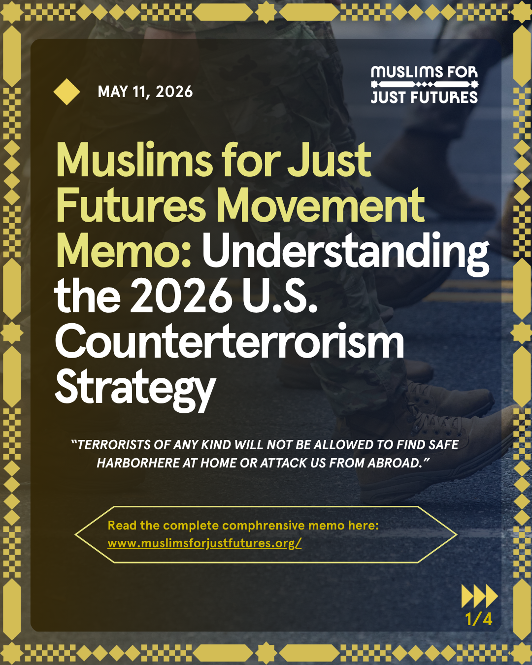 Movement Memo | Understanding the 2026 U.S. Counterterrorism Strategy