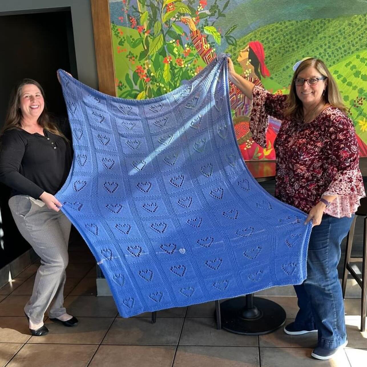 &ldquo;This blanket is special because this is for the final grandchild... and she never got her blanket, and she has always wished for it. This was the project our mom was working on when she passed suddenly of a massive brain hemorrhage...much too 