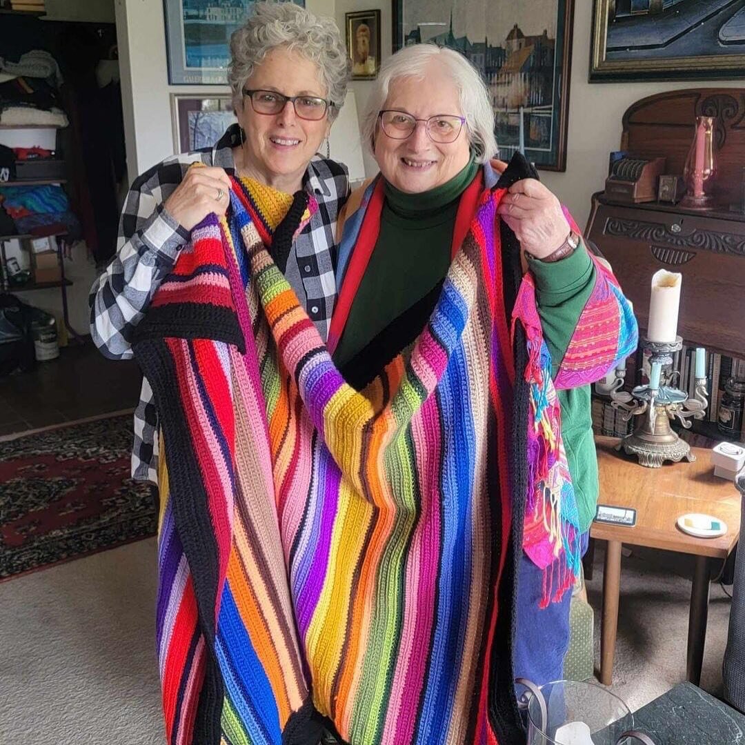&ldquo;I&rsquo;ve kept this for many years after it became clear mom was no longer able to work on it. Mom passed away this past December. Over the years Mom made beautiful and colorful blankets and bedspreads, which have become family treasures. Mom