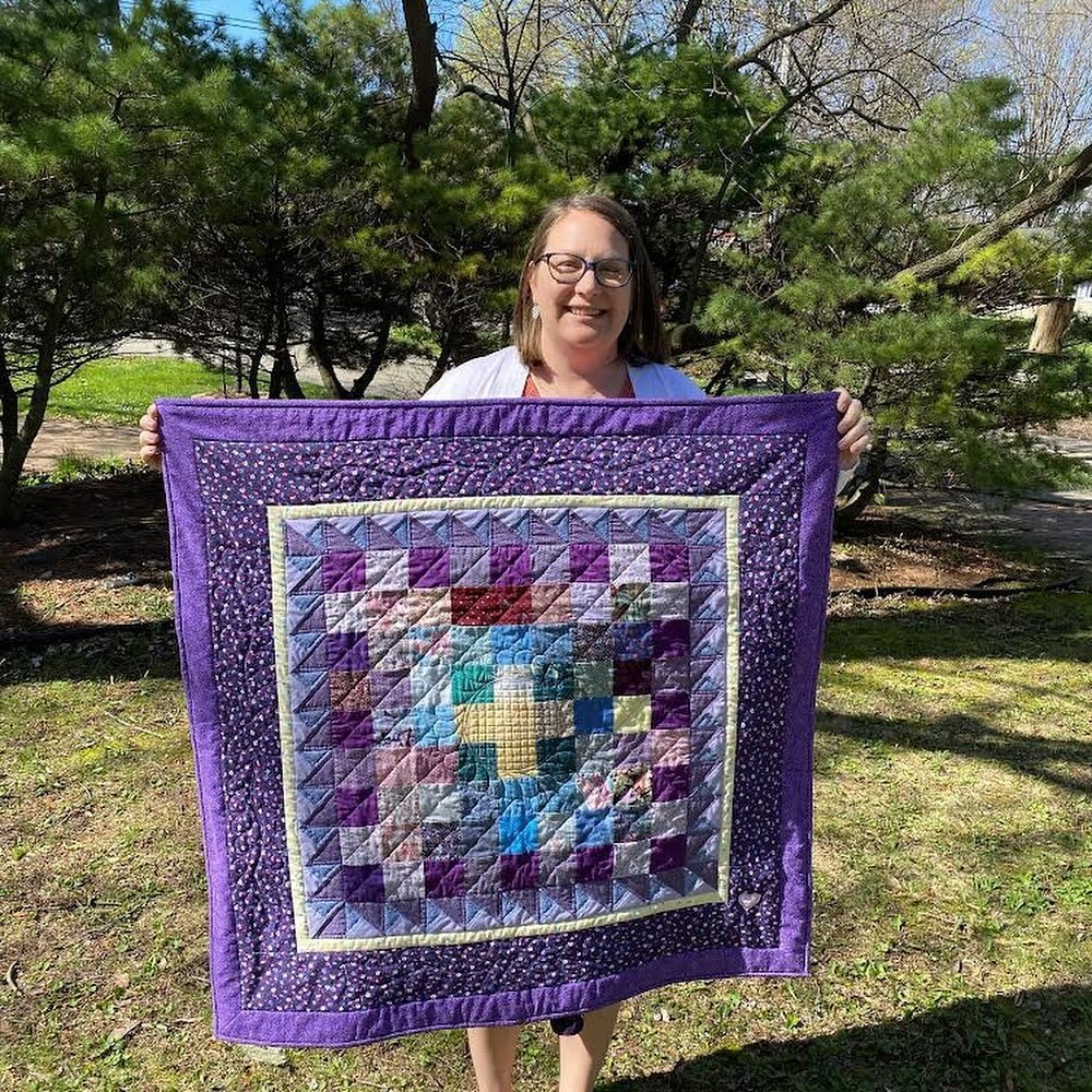 &ldquo;She loved having people to chat with while she did what she loved. She quilted until her arthritis and Parkinson&rsquo;s got too bad. She still went to quilting, just to chat with her friends.

You&rsquo;re a gift sent to complete my Mom&rsquo