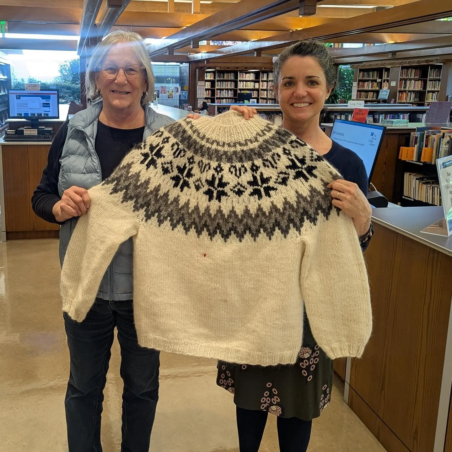 &ldquo;At the time of her death, Shirley regretted some of the projects which she hadn&rsquo;t finished. This sweater is one of those projects. When I was a child, she had made several of these Icelandic sweaters, not one of which has survived. She k