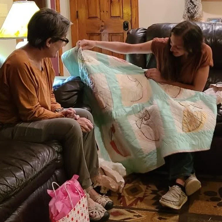 &ldquo;The quilter was my grandmother, Helen, who gave the unfinished project to my mother Judy, who died in 1999. We weren&rsquo;t close to Helen, which may be why my mother never finished the quilt. But I know my niece and her daughter will cherish