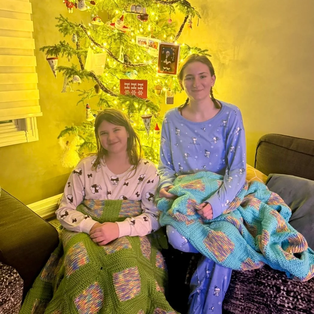 &ldquo;My mother was making a blanket for each of my daughters. She passed away suddenly and unexpectedly in June of this year. As I was cleaning out her belongings, I came across two separate bags of unfinished projects to be made for my daughters. 