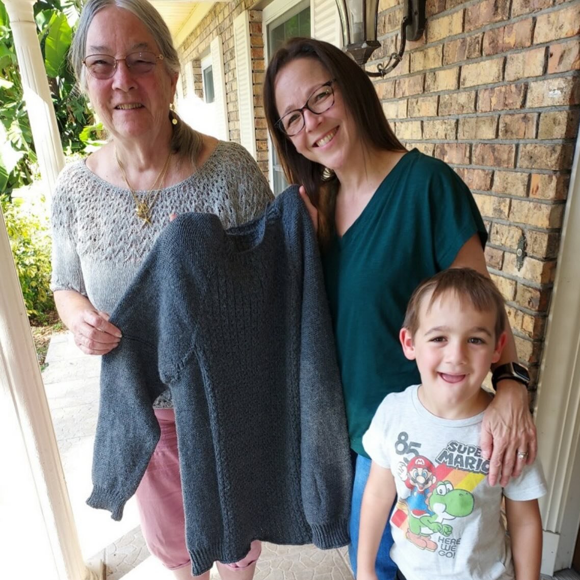 &ldquo;Lois was my mom. She LOVED crafting (knitting, crocheting, cross stitch, etc). I think she was always a little bummed that my brother and I didn&rsquo;t express more excitement for her knitting and such. So when my husband asked her to make a 