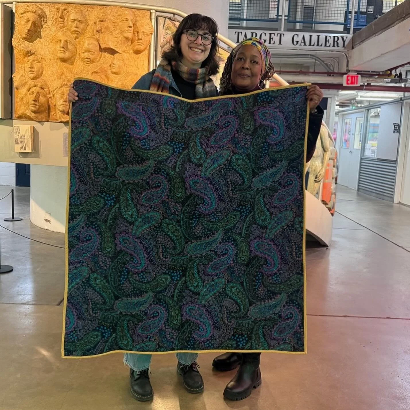 Tamera&rsquo;s mom, Erma, passed away about three years ago. She was a self-taught textile artist who loved quilting with color &amp; mixing fabric designs &amp; African American storytelling through quilts. 

&ldquo;I enjoyed fabric shopping with he