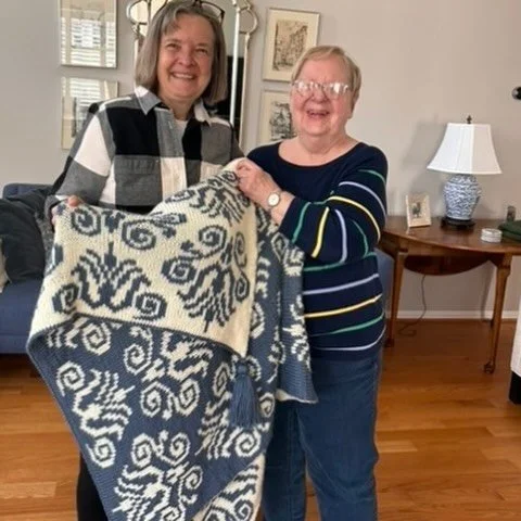 Kathleen submitted this project to Loose Ends in hopes of getting it completed. It was her sister&rsquo;s last project, a blanket she&rsquo;d worked on until her illness took her ability to see. We matched this project with Trina, who spent 60 hours 