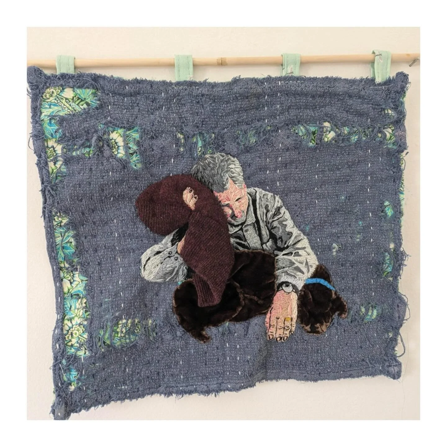 Katie Errington Davies, embroidery artist, just wrapped up a Loose Ends-themed exhibit in the UK and we are smitten.

Katie is a Shropshire textile artist. Her exhibit just finished, but you can still see her stunning body of embroidery based on Loos