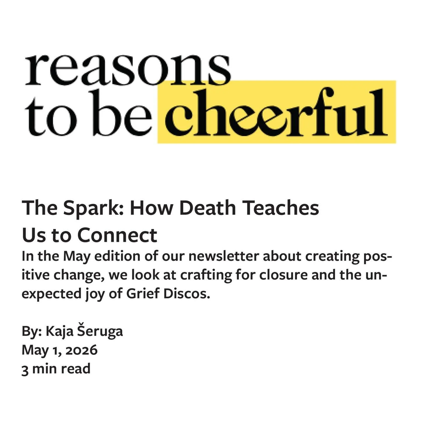 That&rsquo;s it, we&rsquo;ve made it. A dream realized. One of our favorite media outlets. 🩷 Thank you Kaia Seruga for this story. Read on to learn how a sock monkey went from unfinished to beloved gift. @rtbcheerful link in bio