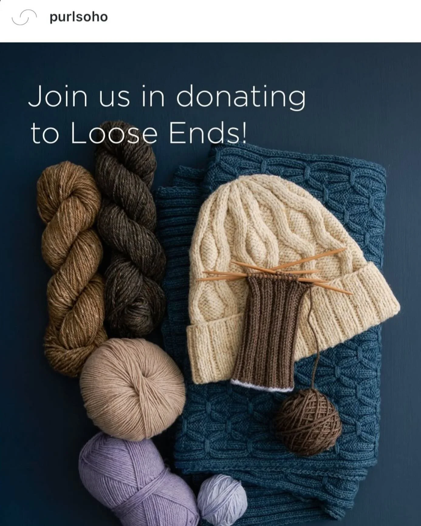 If you like what we do, help make it happen. Support our work with a donation of any amount at Looseends.org/donate 🩷