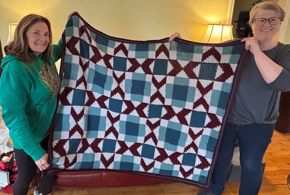 &ldquo;My mom (Joanne) had made afghans for her four oldest children and this was the fifth and last. My brother does not know I am reaching out to you&hellip;we are hoping to surprise him. I am her oldest daughter. She was a lifelong knitter &amp; c