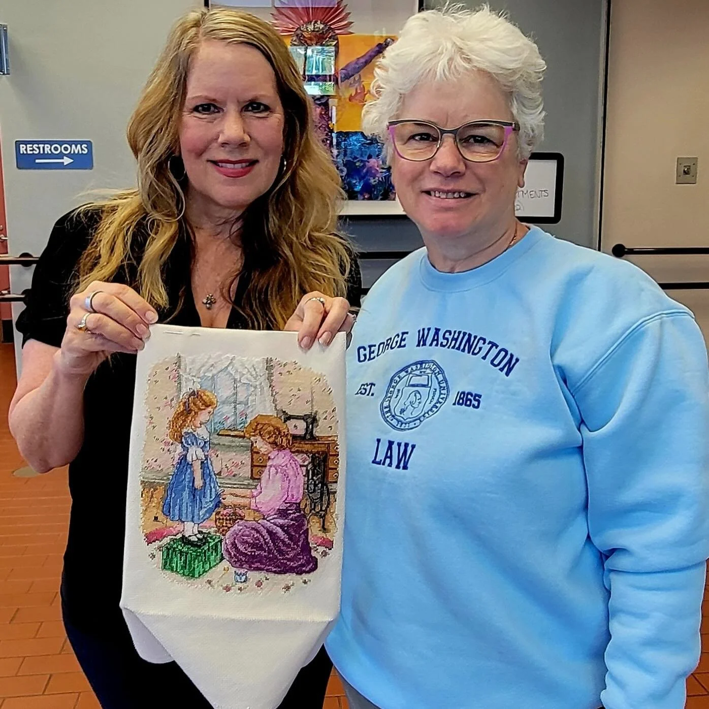 &ldquo;Jennifer (Loose Ends finisher) was very gracious as well as gifted. I don&rsquo;t think she was aware that on the day we met to have it returned to me, it was the 16th anniversary of my mom&rsquo;s death. How wonderful to feel a loving touch f