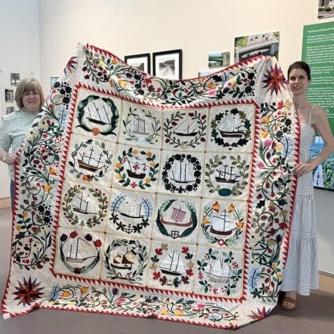 Marlene was an incredibly gifted quilter and was making this quilt for her daughter Lauren before she passed away. Loose Ends was able to match Lauren with Robin, a finisher, who completed the piecing and quilting. 

&ldquo;�I&rsquo;m so blessed and 