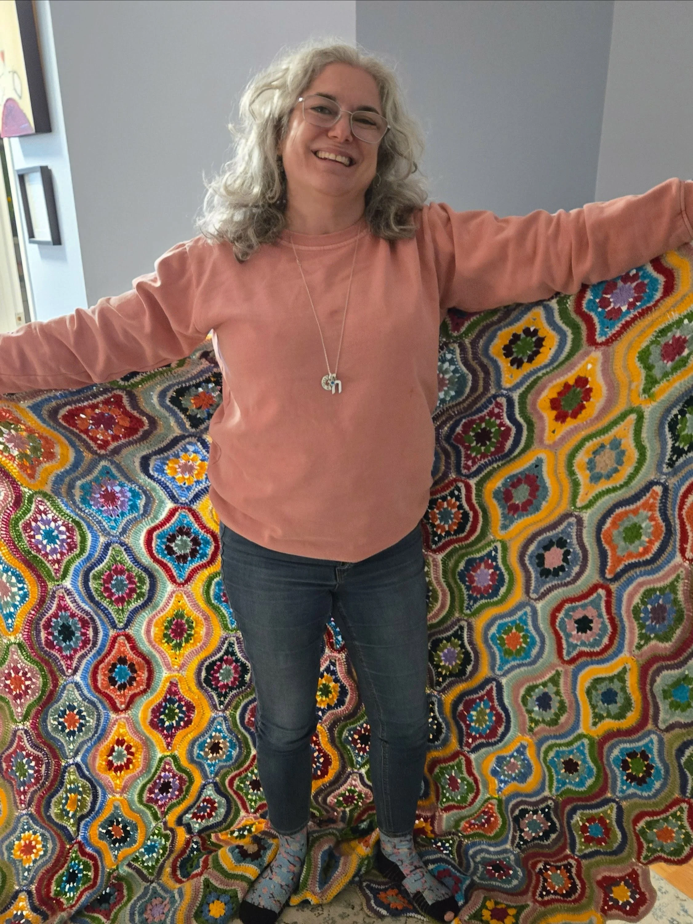 &ldquo;My mom&rsquo;s (Harriot&rsquo;s) hands were never idle until Parkinsons got the better of her. Knitting at the speed of a machine, embroidery, needle art, and crochet. I cannot believe my luck in finding your organisation. I will never be able