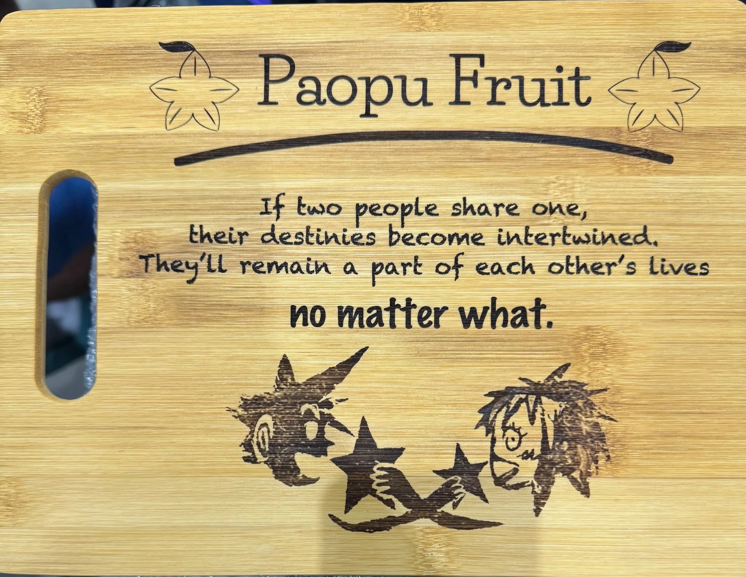 Paupu Fruit Cutting Board