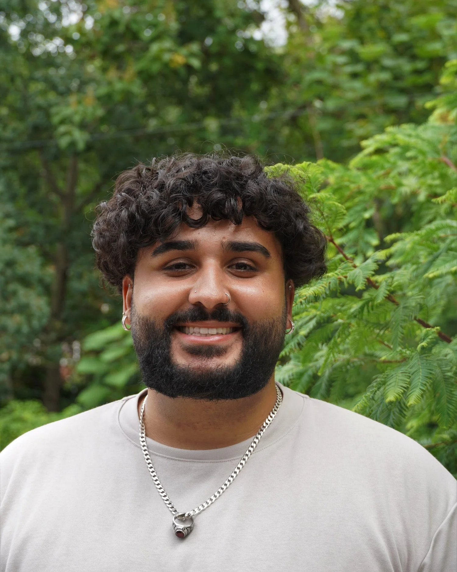 Jorge Headshot, Plant Background