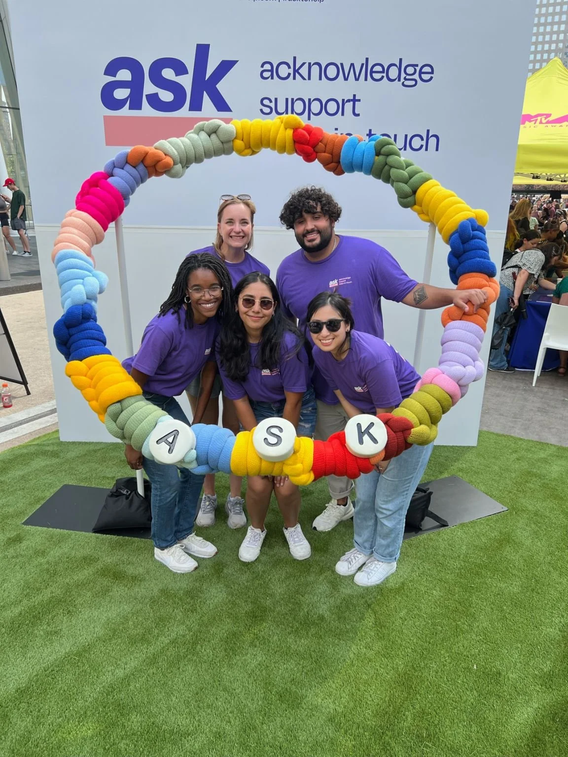 MTV VMAs 2023 — facilitated A.S.K.tivations on-site
