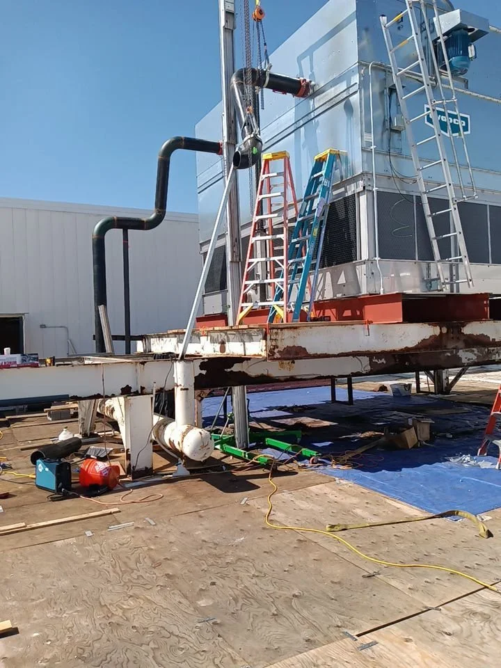 Cooling Tower Pipe-In	Cooling tower pipe-in, Garden City, Long Island