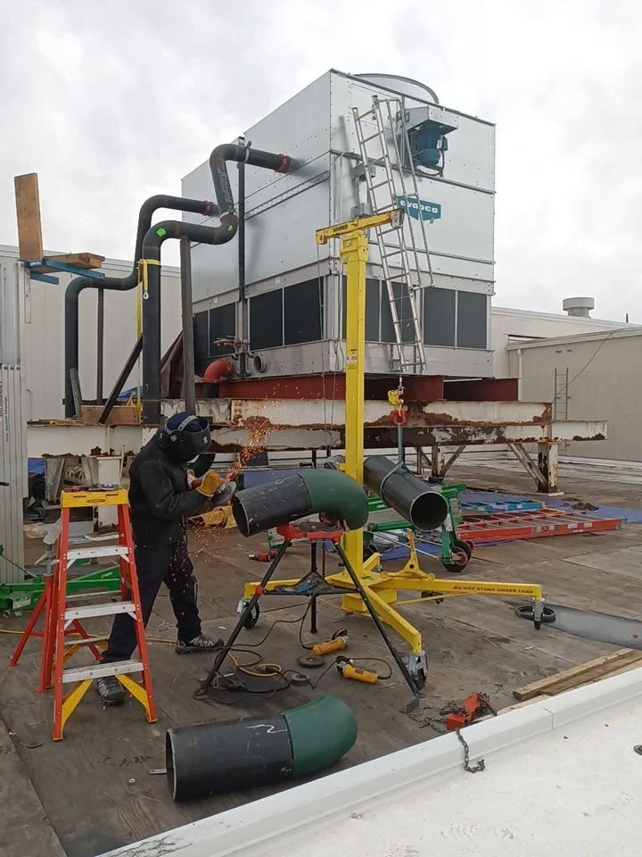 Cooling Tower Pipe-In	Cooling tower pipe-in, Garden City, Long Island