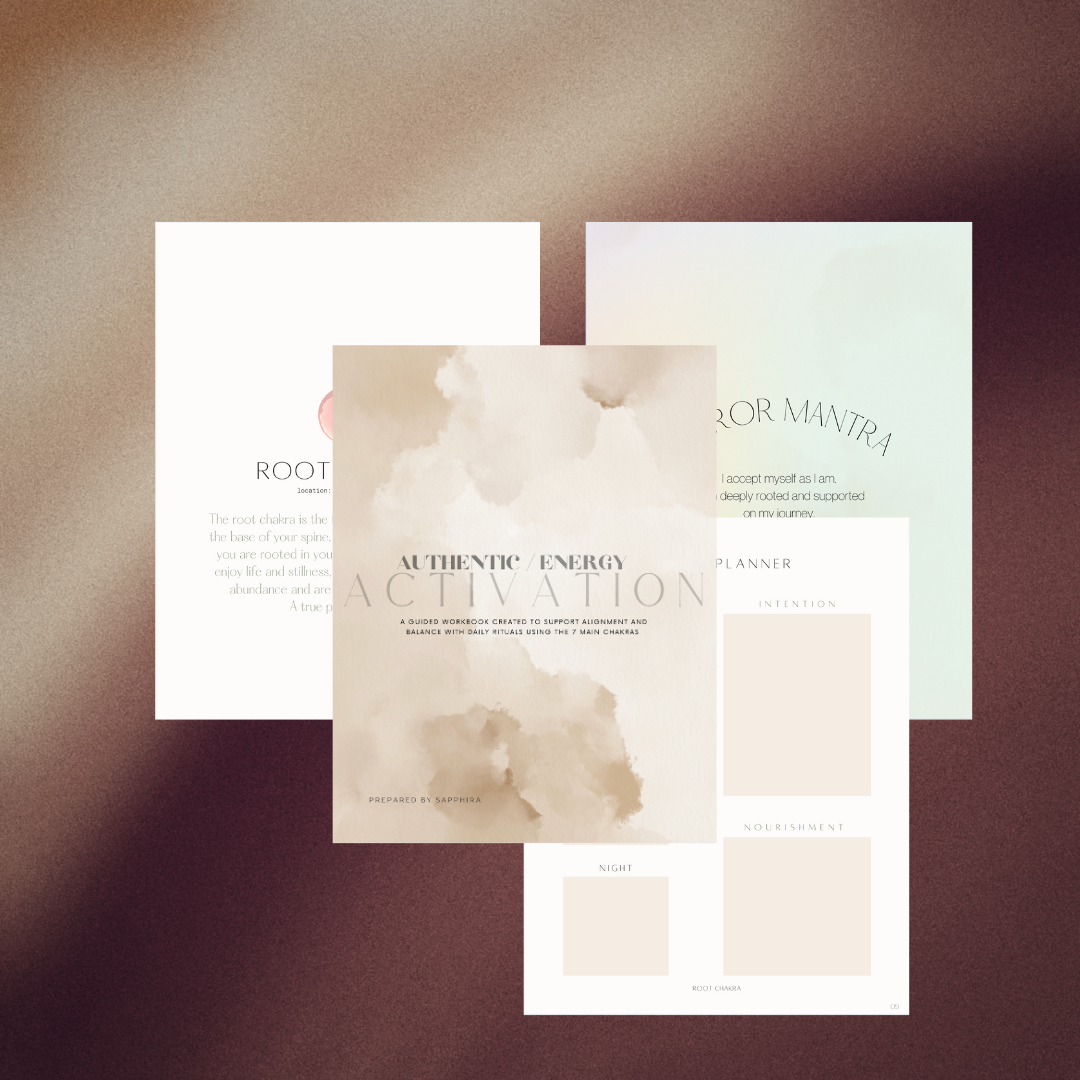 Authentic Energy Activation workbook