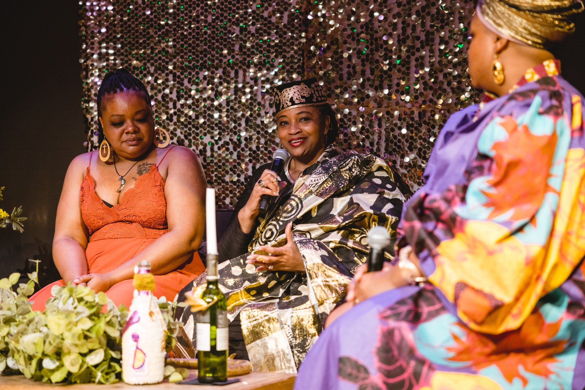 Speaking on the sacred nature of Black Women's Voices at the Black Diva's gathering in Austin, TX 2023