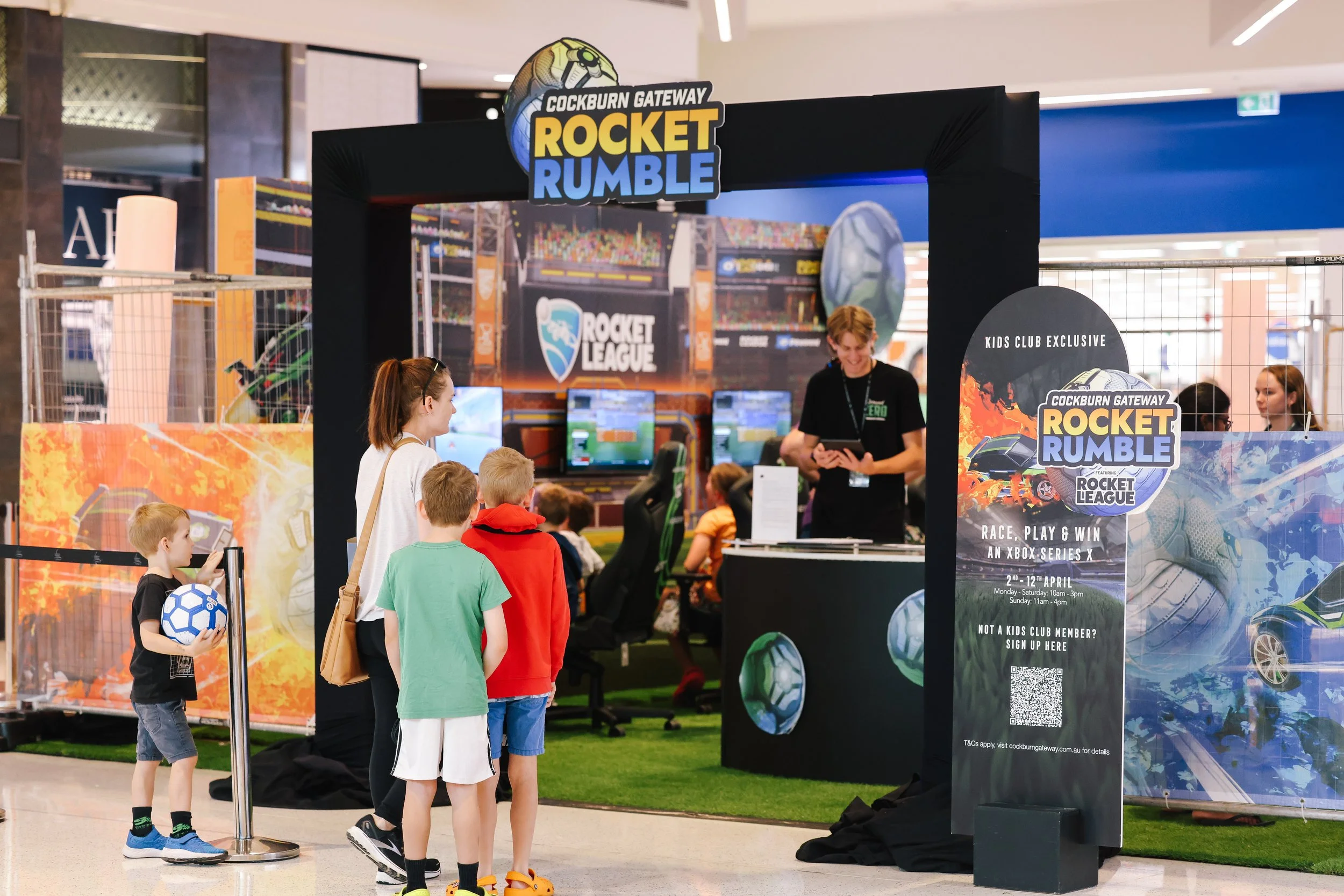 Rocket Rumble at Cockburn Gateway: a school holiday activation that drew a crowd