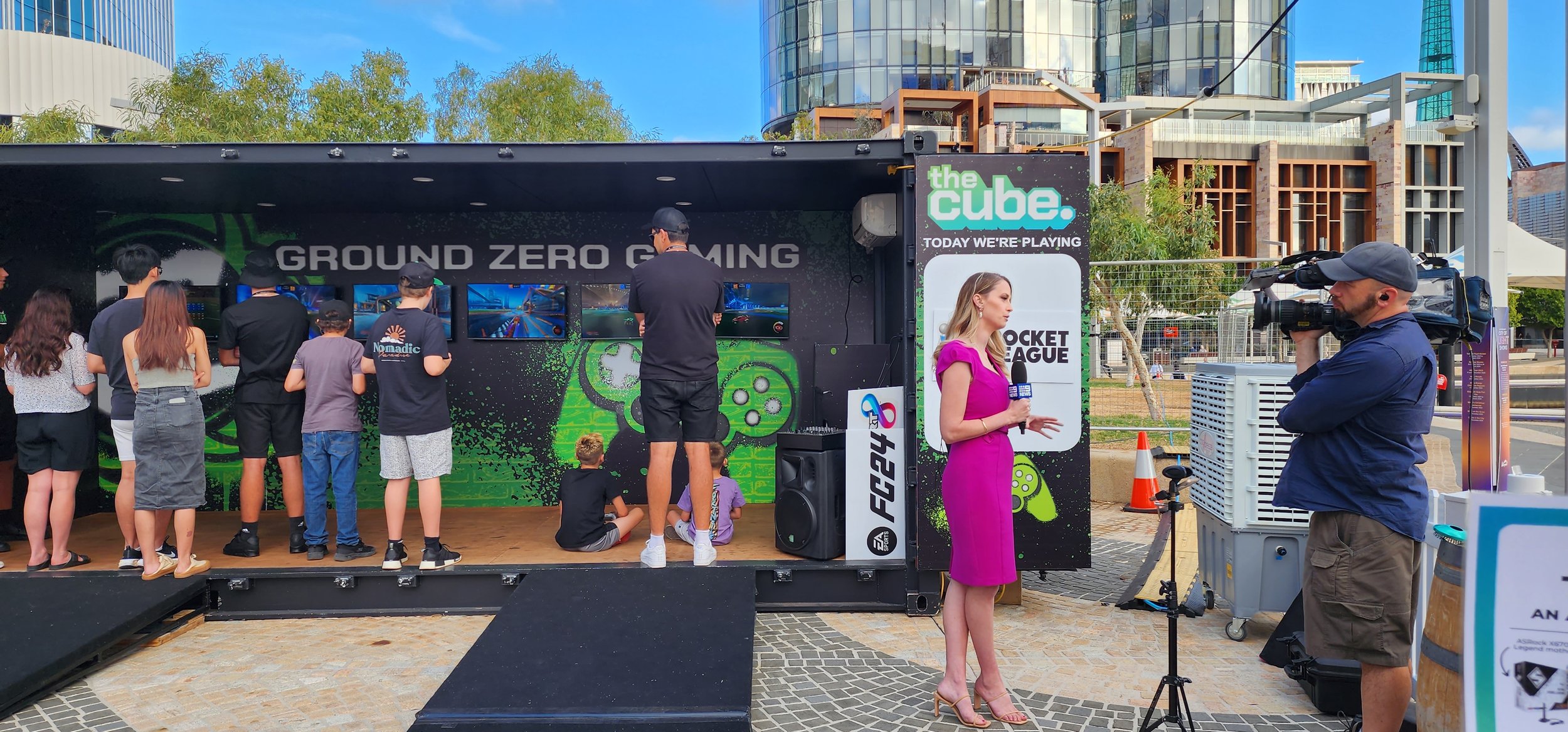 The Cube features on Channel 9 News and ABC Radio 