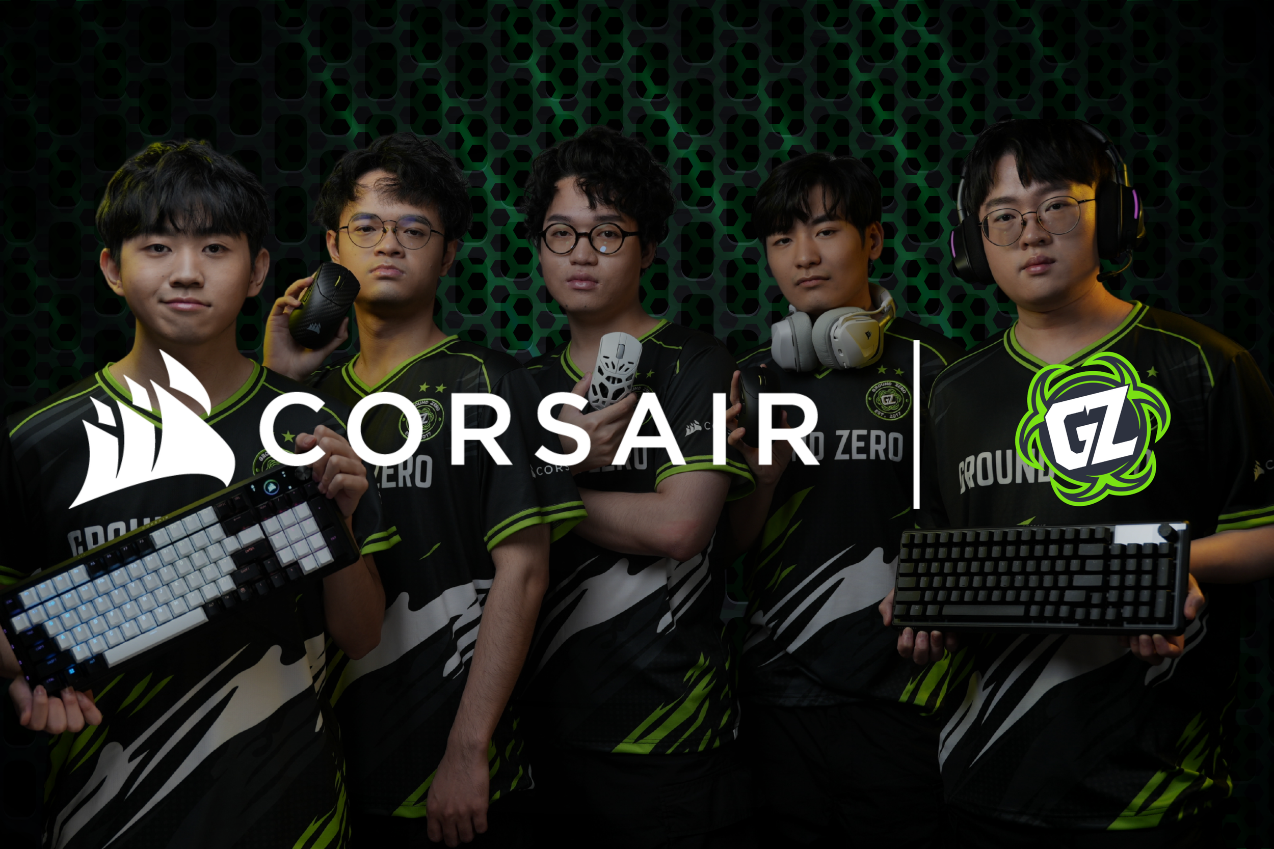Welcome CORSAIR: Ground Zero Gaming’s exclusive peripherals partner