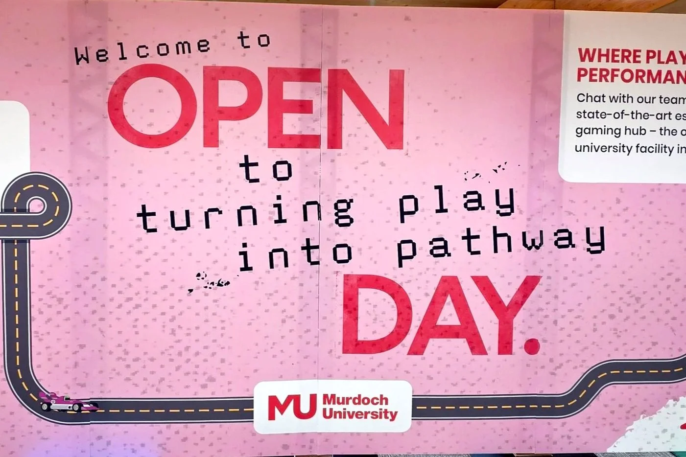 Murdoch University 2026 Open Day: sim racing and instant trading cards
