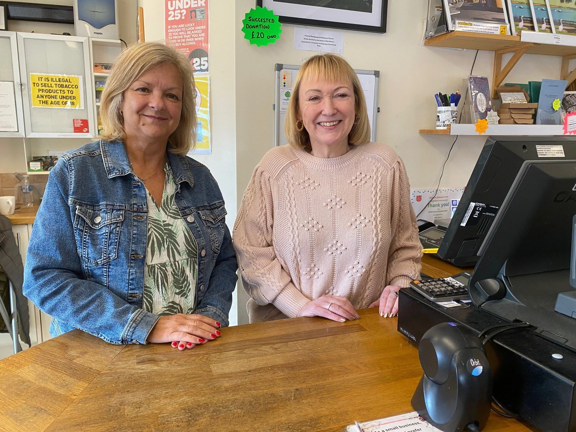 Shop Managers Mel and Julie