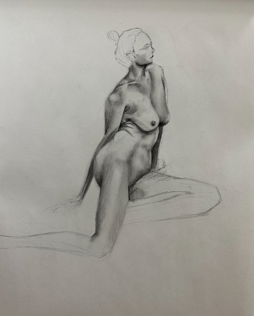 Figure Drawing (1 hour; 2022)