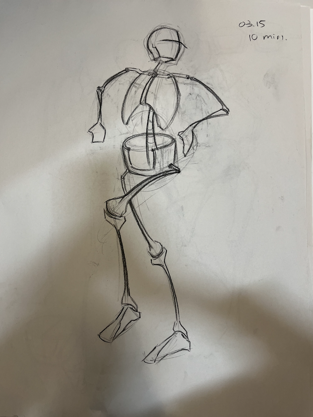 Figure Drawing (10 min. poses; 2022)