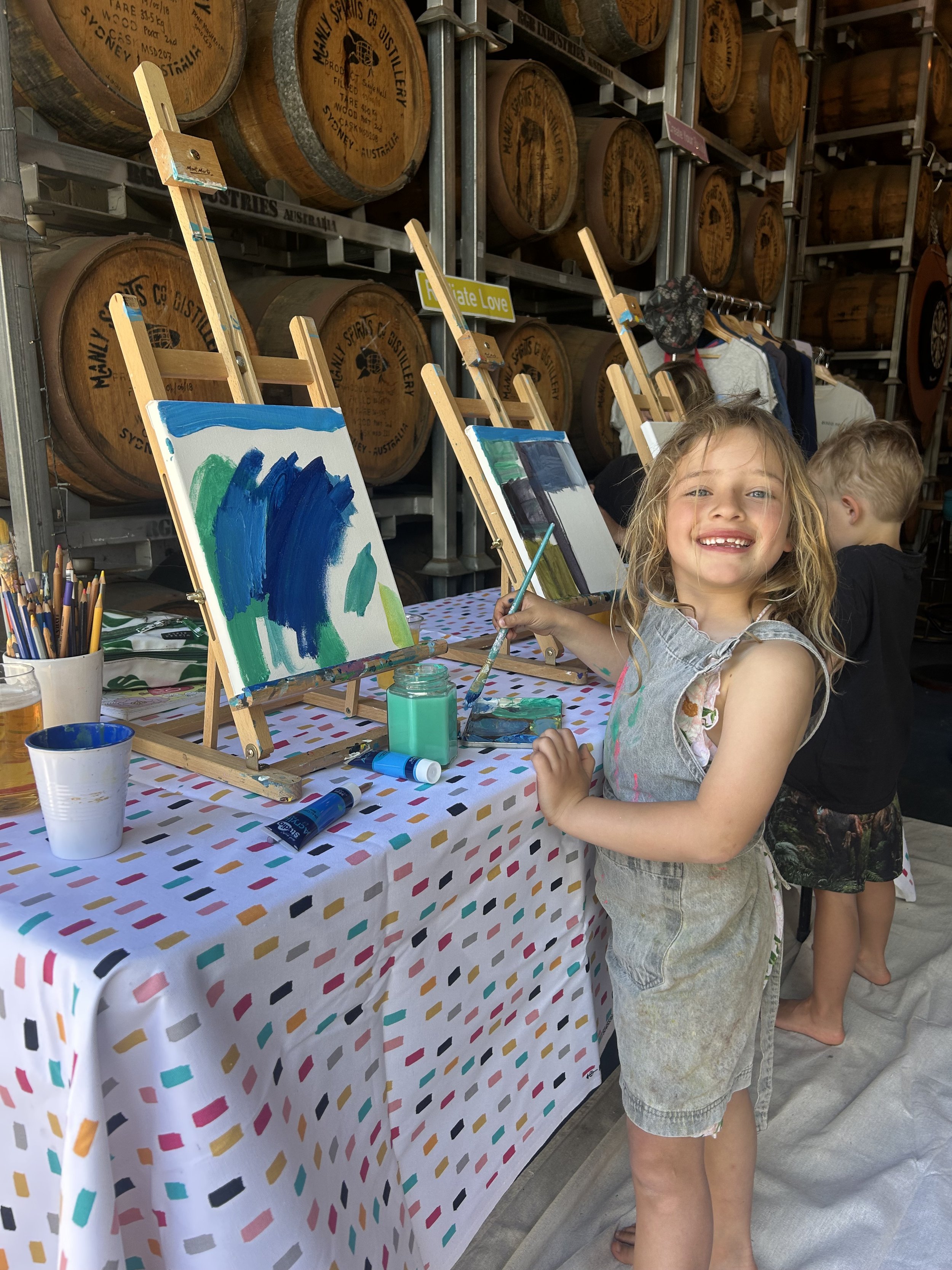 kids painting workshop