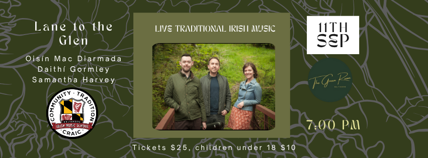 Concert at the Green Room with Lane to the Glen