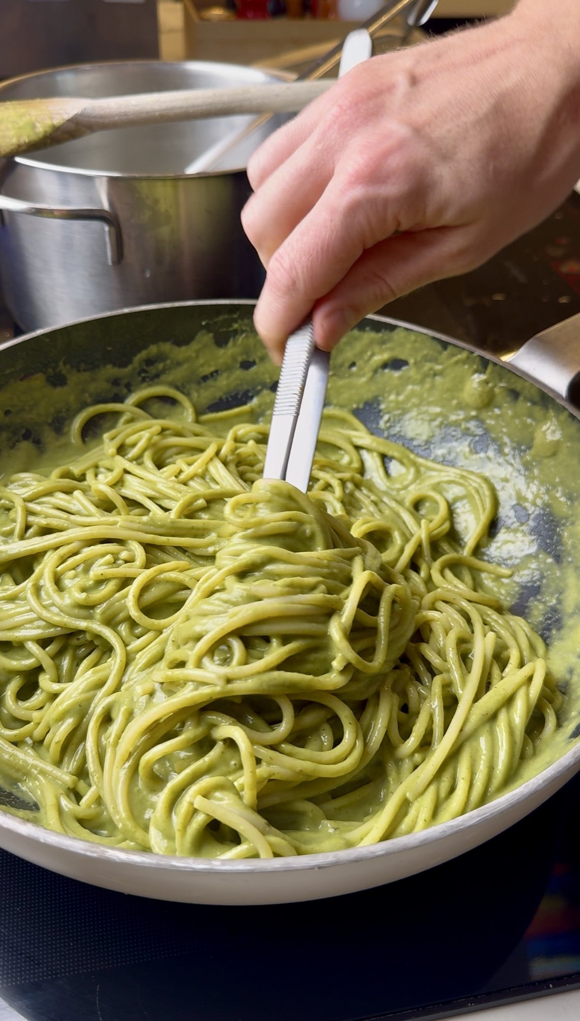 Quick courgette spaghetti