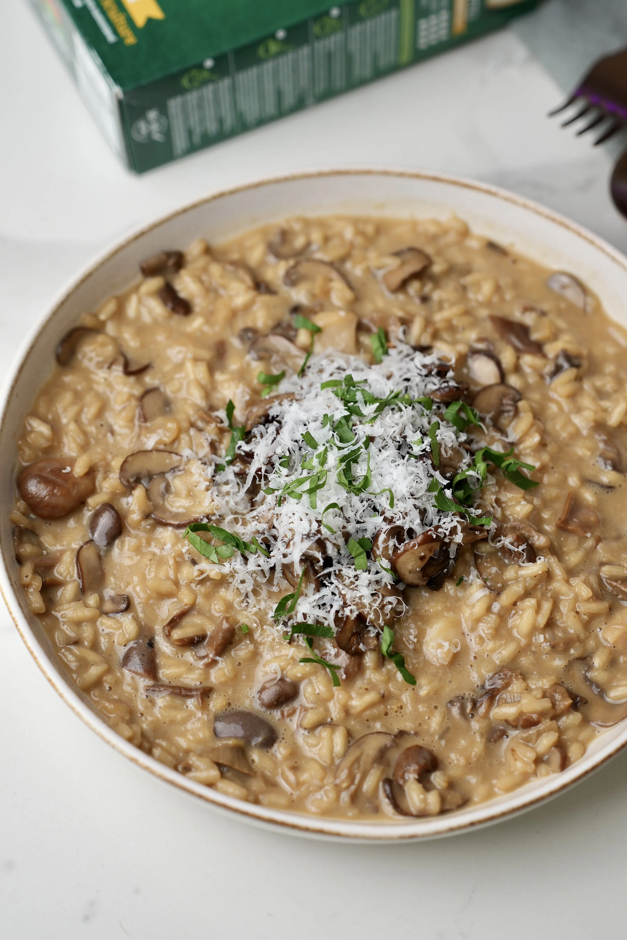 Mushroom risotto