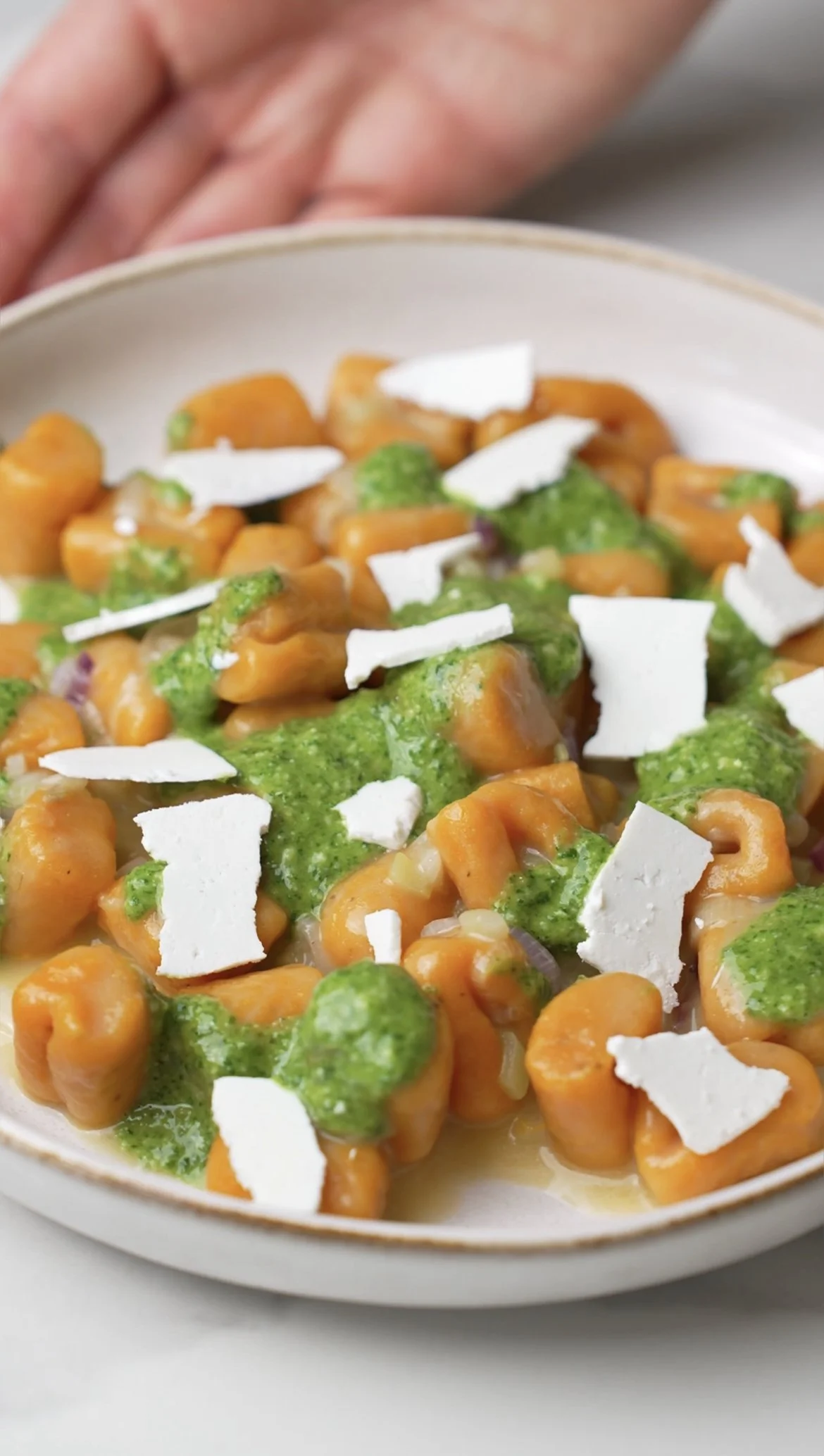 Sweet potatoes gnocchi