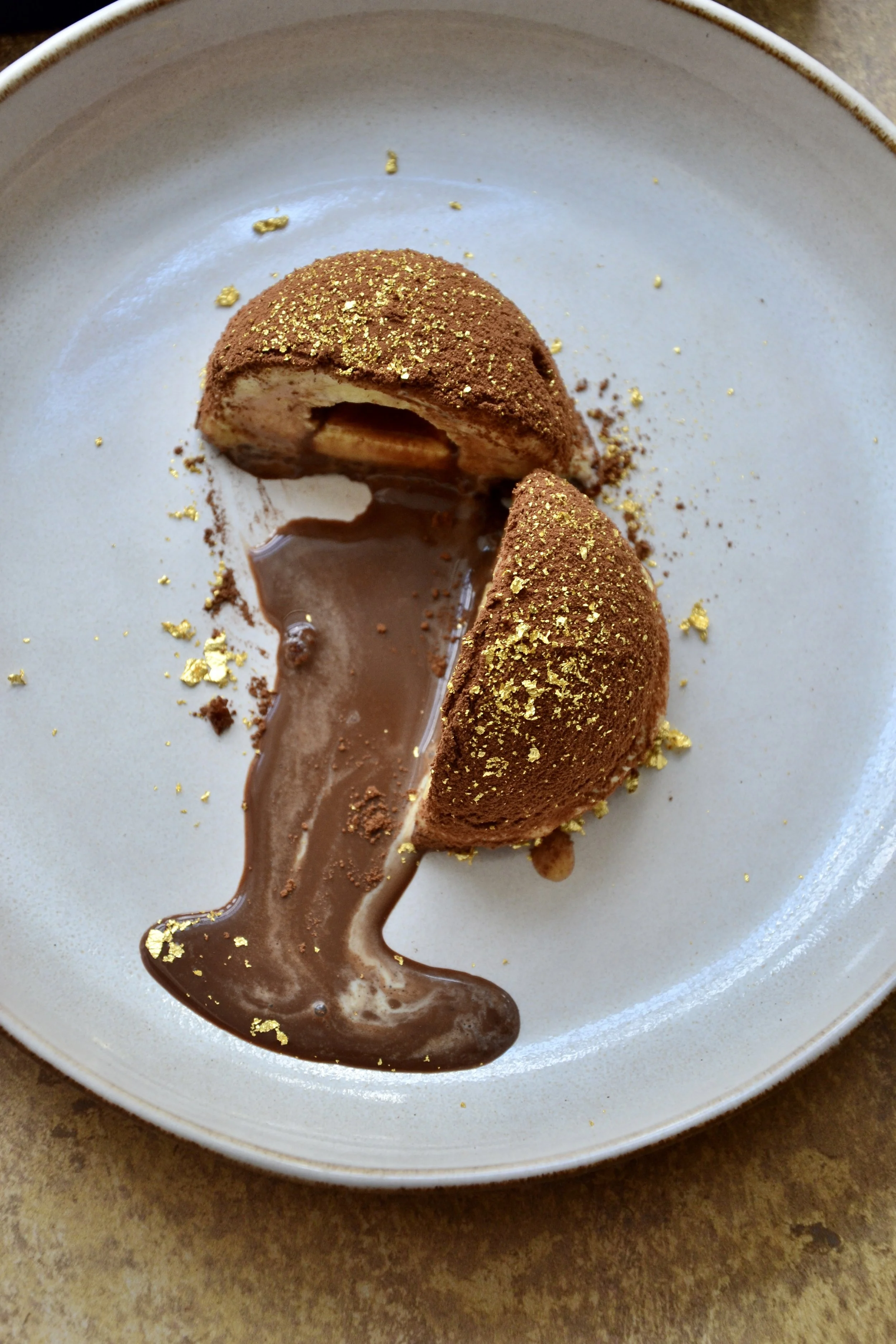 Tiramisù truffle ice-cream