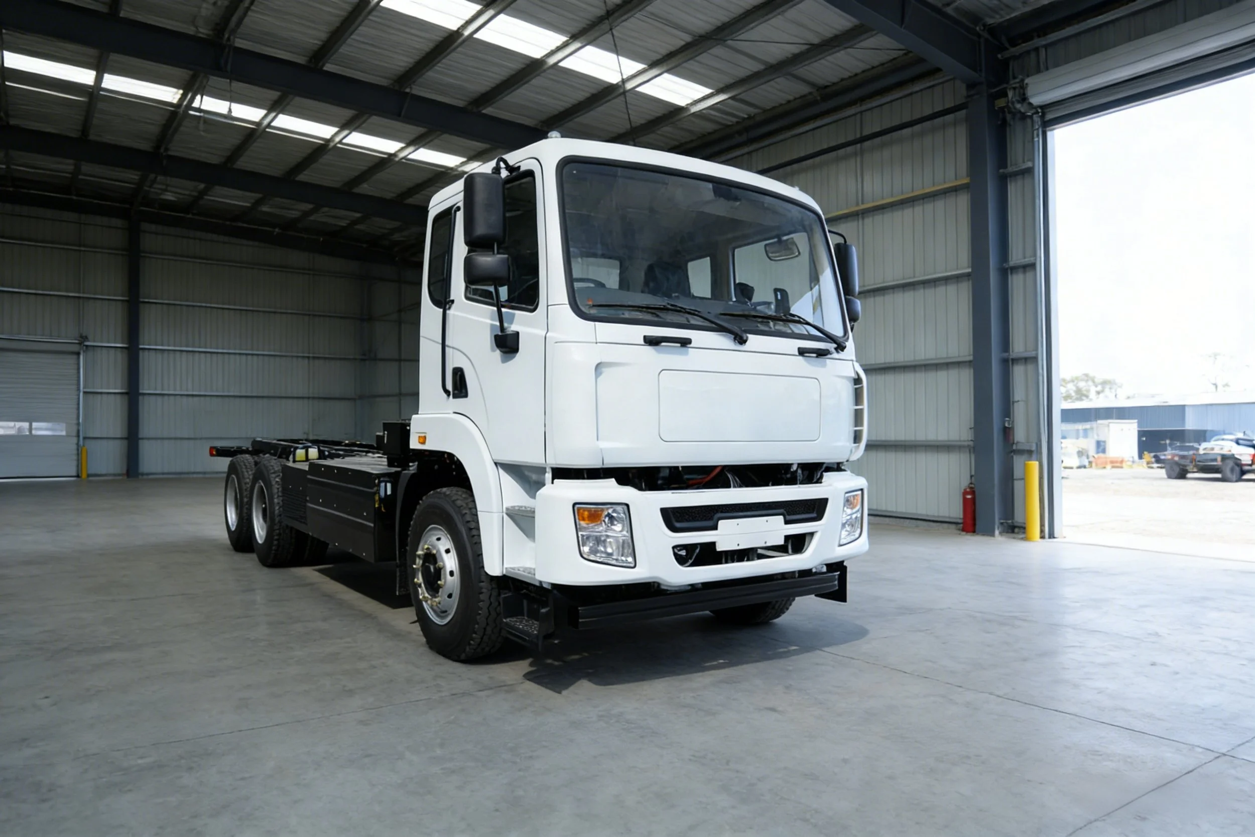 Bigger Energizer EV truck for side-load garbage trucks in Australia.