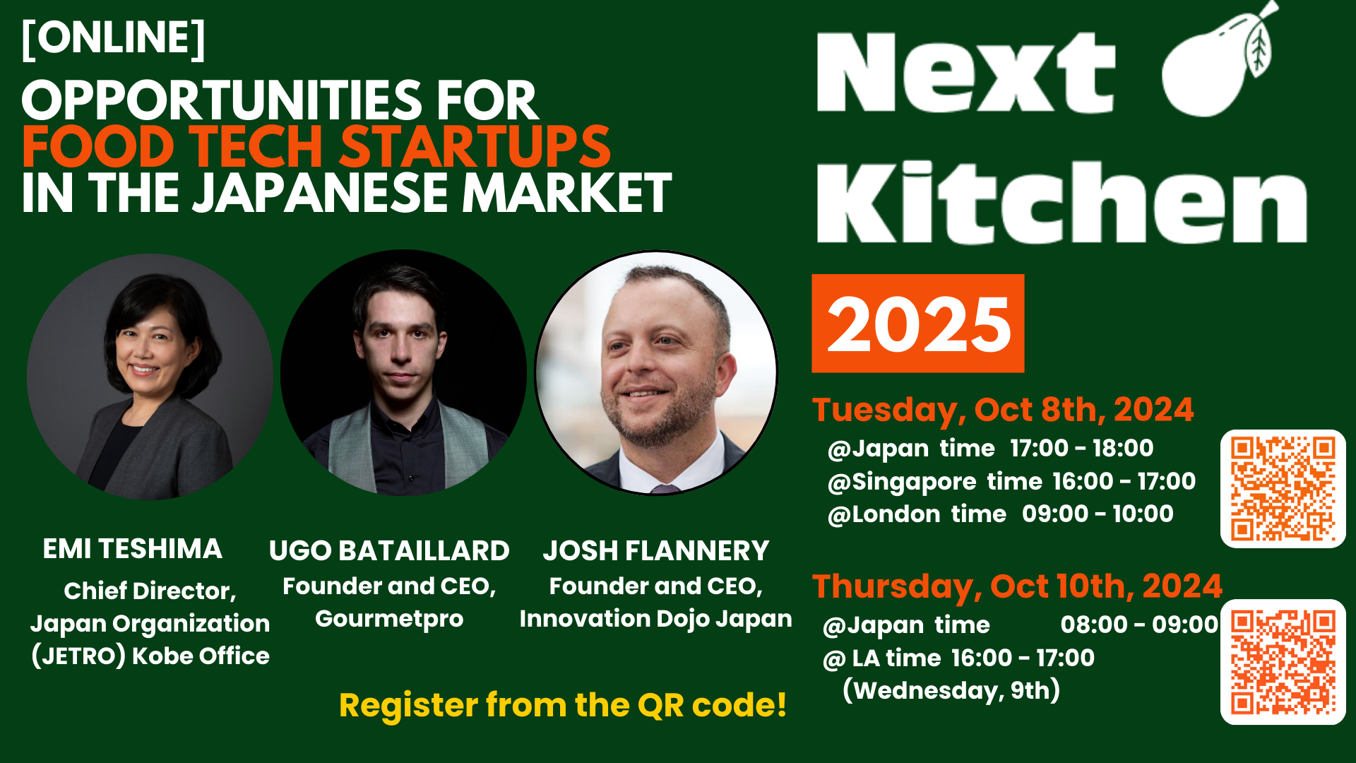 [Online] Next Kitchen: Opportunities for Food Tech Startups in the ...