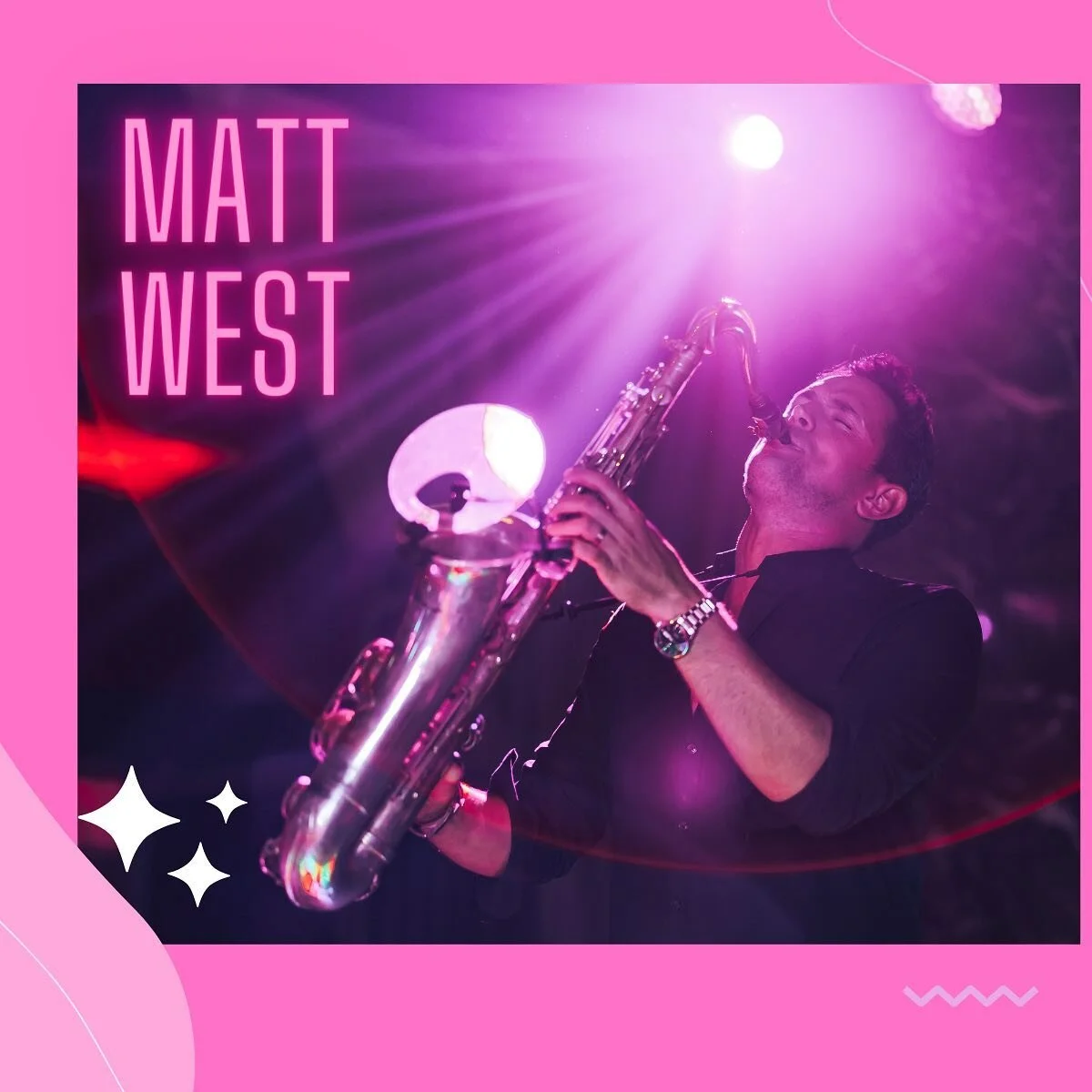 𝗠𝗲𝗲𝘁 𝘁𝗵𝗲 𝘁𝗲𝗮𝗺! 
𝗢𝘂𝗿 𝘀𝗮𝘅𝗼𝗽𝗵𝗼𝗻𝗶𝘀𝘁 𝗠𝗮𝘁𝘁 𝗪𝗲𝘀𝘁 🎷 
Catch @matt_west_music playing every Tuesday at @sparkledubailadiesnight ✨ 
.
.
.

Born in LA, Matt West has performed in over 50 countries at some of the world's best and