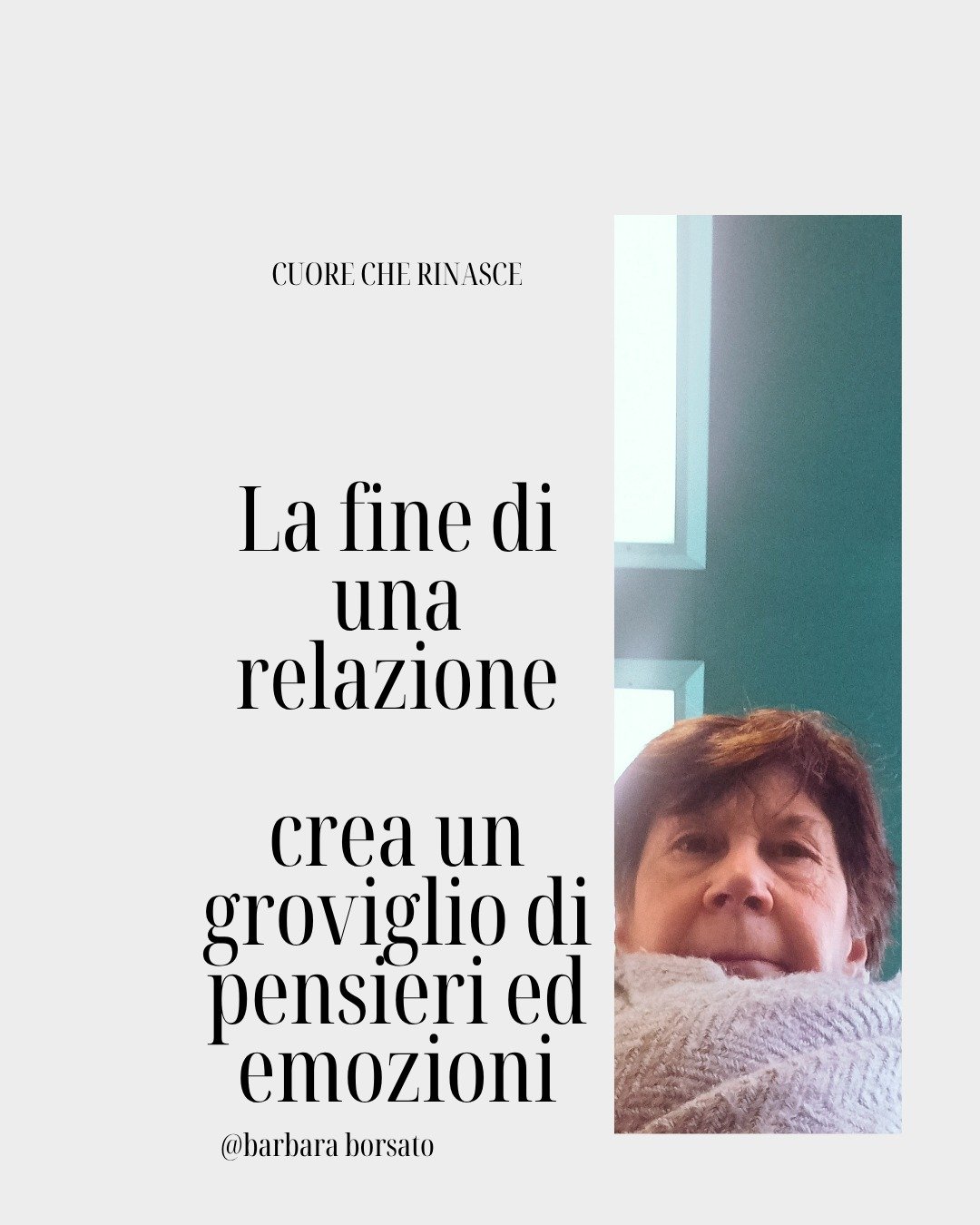 💔Ti dicono "vai avanti", "pensa a te", "troverai qualcuno di meglio".

Ma il groviglio &egrave; l&igrave; nella tua mente, nella tua pancia...

Perch&egrave; una separazione, una perdita, non si supera con la volont&agr