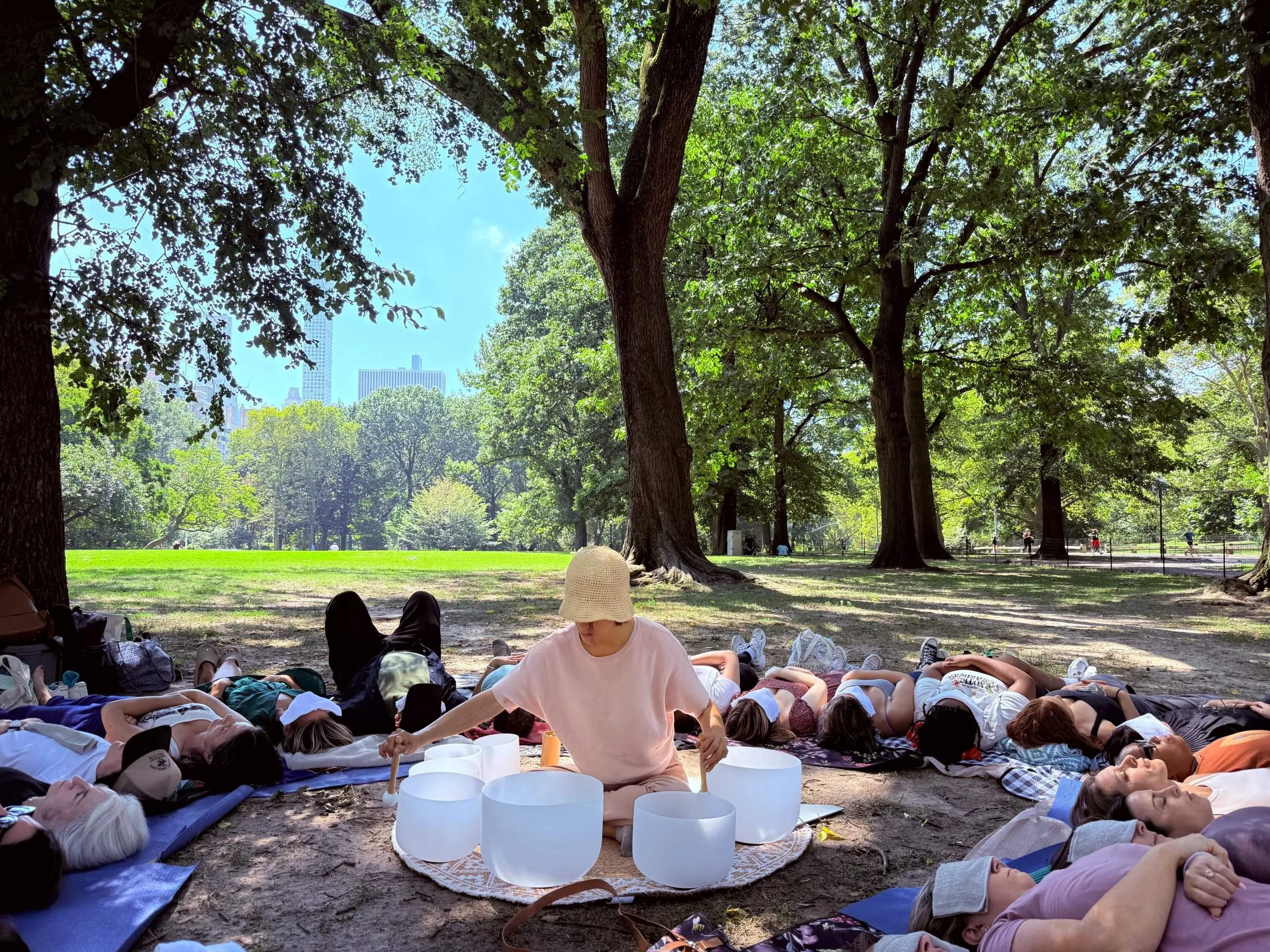 Crystal Bowls in the Park