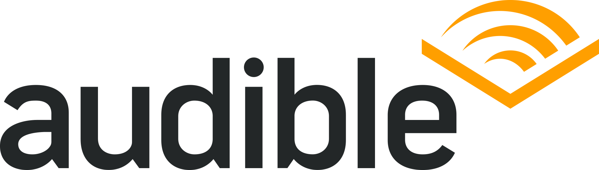Audible logo — Soundawn guided a team sound bath at Audible's Innovation Cathedral in New York City.