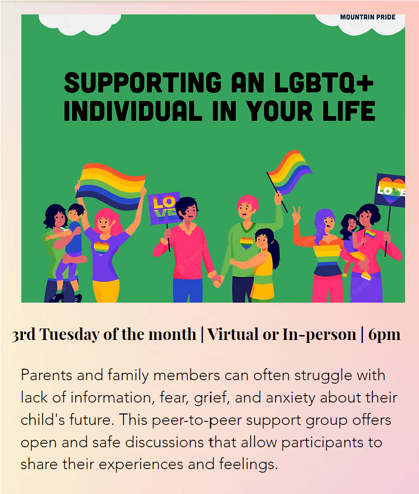 Supporting an LGBTQ+ Individual in Your Life