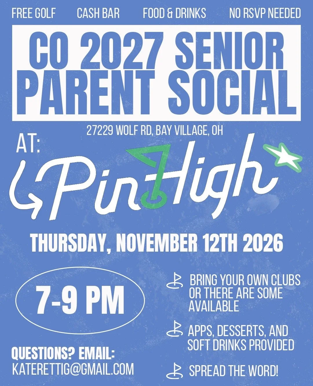 Parent Social at Pin High