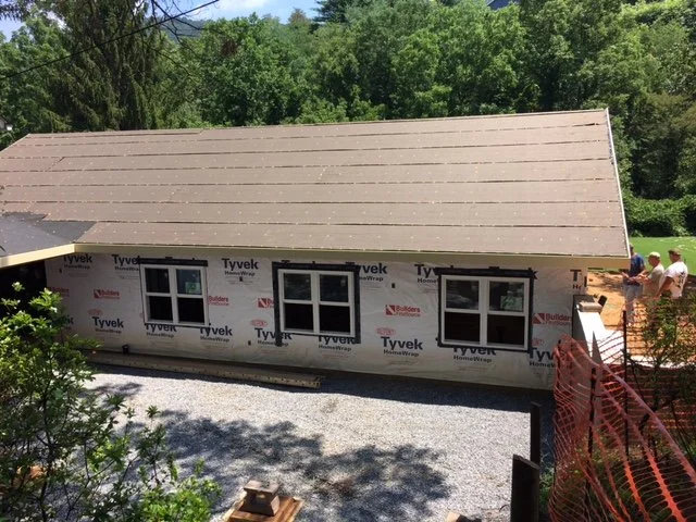Hamilton Hall under construction
