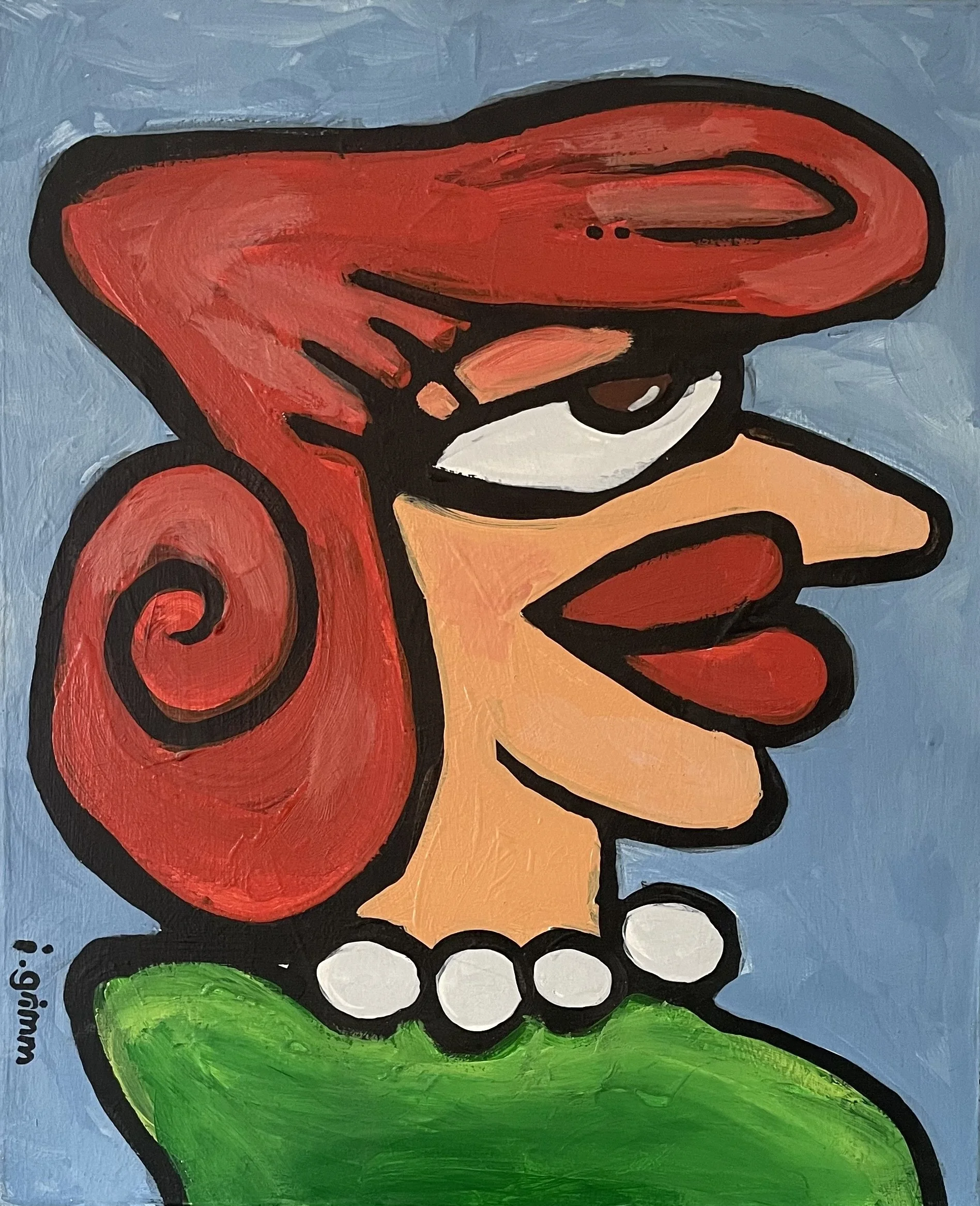 Prudence 10x12x1 Acrylic On Canvas - $350